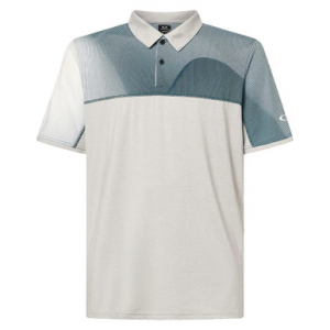 Oakley Sand Block Oil Blue Polo Shirt Medium FOA404881-6LA-M