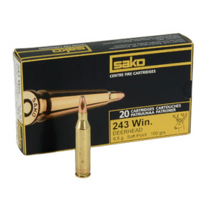 Sako 243 Win 100gr Deerhead Rifle Ammunition