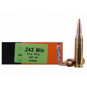Lapua 243 Winchester 100gr Soft Point Box of 20 4316056