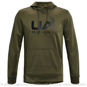 Under Armour Armour Fleece Hunt Icon Hoodie Marine OD Green/Black LG 1375114-390005 - No Sale Tags - Excellent Condition UA6157