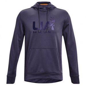 Under Armour Armour Fleece Hunt Icon Hoodie Tempered Steel/Midnight Navy XL 1375114-558004 in Steel Gray