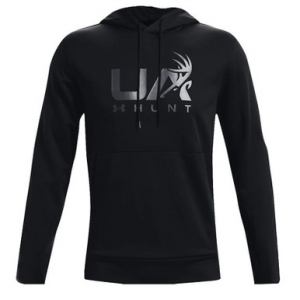 Under Armour Armour Fleece Hunt Icon Hoodie Black/Pitch Grey MD 1375114-001006