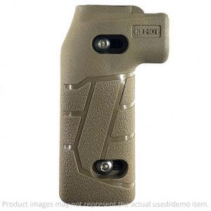 MDT Vertical Grip Premier AR Compatible FDE 105174-FDE - Slight Damage On Treading Bolt UA5504 in Flat Dark Earth