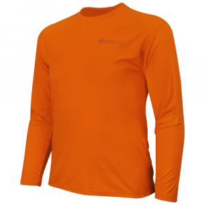 Beretta Covey Tech LS T-Shirt Blaze Orange 3XL TS208T11800402XXXL Top, XL