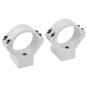 Talley Manufacturing Talley 30mm Tikka T3/T3X Med Silver Alloy Lt. Wt. Ring Base Combo S740714