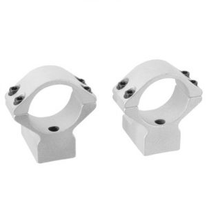 Talley Manufacturing Talley 1" Tikka T3/T3X Med Silver Alloy Lt. Wt. Ring Base Combo S940714