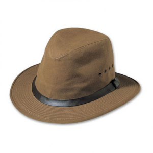 Filson SM Tan Tin Cloth Packer Hat 60015, S