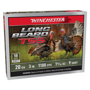 Winchester 20ga 3" #9 Long Beard TSS 1-5/8oz Shells Box of 5 LBTSS2039