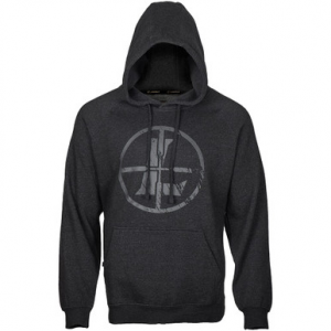 Leupold Distressed Reticle Hoodie Dark Charcoal Medium 183015