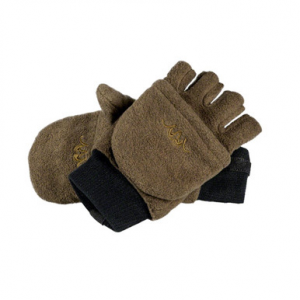 Blaser Fleece Mittens SM BAOAFMIT in Brown, S