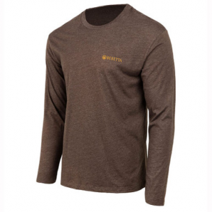 Beretta Wing Drop Long Sleeve T-Shirt Brown Large TS231T18900815L