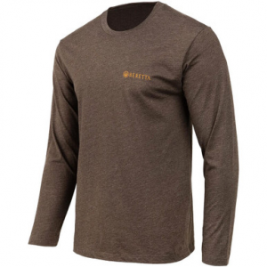 Beretta Walk 'Em Long Sleeve T-Shirt Brown Large TS233T18900815L