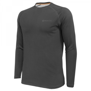 Beretta Tech LS T-Shirt Grey Castlerock 2XL TS861T21450911XXL Top in Gray, XL