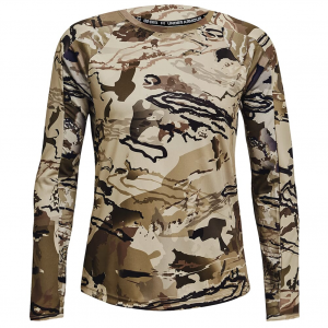 Under Armour Women's Iso-Chill Brushline LS Shirt UA Barren Camo/Blk XXL 1365593-999006, 2XL