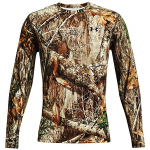 Under Armour Iso-Chill Brush Line LS Shirt RT Edge/Blk XXL 1361308-991007 in Realtree Edge