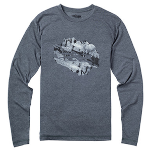 Sitka Gear Sitka Ram Long Sleeve T-Shirt Lead 20042-PB Top