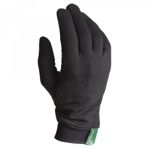 Swarovski Optik Swarovski ML-XL Merino Liner Glove X-Large 60604 in Black, XL