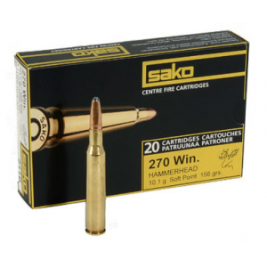 Sako 270 Win 156gr Hammerhead Rifle Ammunition