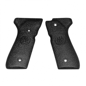Beretta 92/96 Series Black Thin Rubber Grips E00752