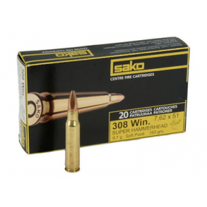 Sako 308 Win 150gr Super Hammerhead Rifle Ammunition