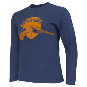 Beretta Birdy LS T-Shirt Navy Blue 3XL TS202T18900530XXXL Top