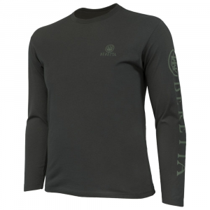 Beretta Wing Shooter LS T-Shirt Dark Olive Small TS206T1890072AS Top, S