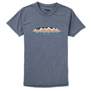 Sitka Gear Sitka Womens Ridgeline T-Shirt SS Lead Small 20078-PB-S Top in Optifade Subalpine