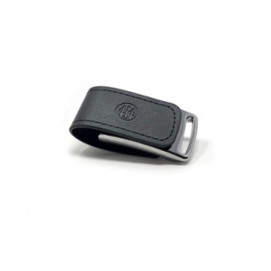 Beretta Leather 16GB Black USB Key Fob E02530