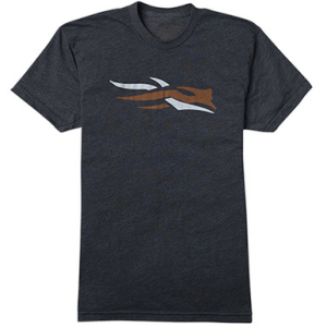 Sitka Gear Sitka Sitka Logo T-Shirt SS Sitka Black Large 20046-BK-L Top in Optifade Subalpine