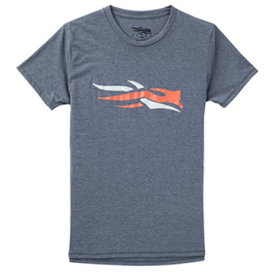 Sitka Gear Sitka Womens Sitka Logo T-Shirt SS Lead Large 20081-PB-L Top