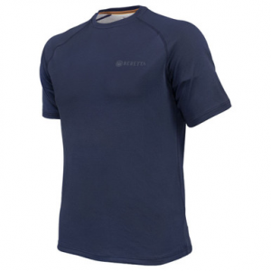 Beretta Tech T-Shirt Blue Total Eclipse Small TS851T21450504S Top