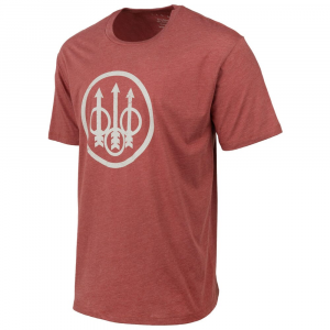 Beretta Trident Logo SS T-Shirt Brick 2XL TS228T18900315XXL Top, L