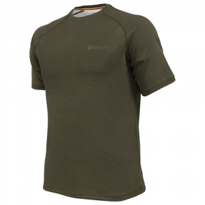 Beretta Tech T-Shirt Green 2XL TS851T21450715XXL Top, XL