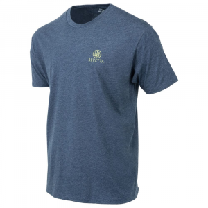 Beretta Legacy SS T-Shirt Navy Heather X Large TS218T1890051YXL Top, M