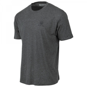 Beretta Horizon SS T-Shirt Heather Charcoal X Large TS224T1890089UXL Top, L