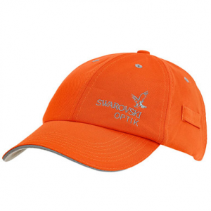 Swarovski Optik Swarovski Orange Cap w/Fold-Down Ear Flaps 60097 in Blaze Orange