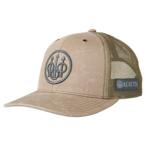 Beretta Gunner Waxed Trucker Hat Hat Loden Green BC044025330700