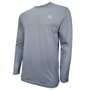 Beretta USA Logo LS T-Shirt Dove Small TS561T14160950S Top, S