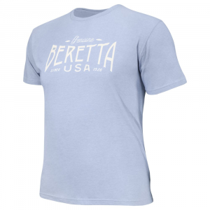 Beretta BUSA Logo T-Shirt Light Blue X Large TS211T18900500XL Top, L