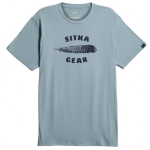 Sitka Gear Feather T-Shirt Flint Blue Large 600226-FB-L Top