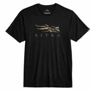 Sitka Gear Icon Optifade T-Shirt Black Subalpine XX Large 600302-BKSA-XXL Top