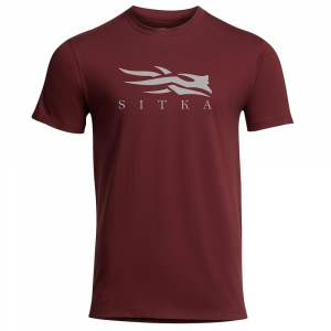Sitka Gear Icon T-Shirt Dark Red XX Large 600087-DAR-XXL Top, S