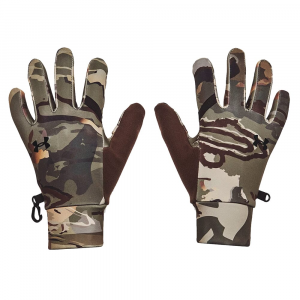 Under Armour Early Season Liner Full-Finger Glove UA Forest All Season Camo/Timber/Black MD 1377509-994004 in Ua Forest All-Season Camo, M