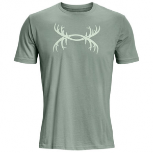 Under Armour Antler Logo Short Sleeve T-Shirt Opal Green/Illusion Green XXL 1366017-781002 Top