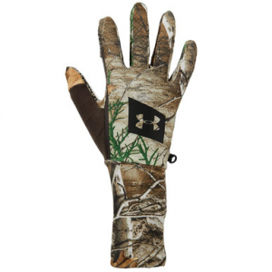 Under Armour Men's SC Hunt Glove Liner RT Edge/Mvrck Brn/Blk LG 1318573-991003