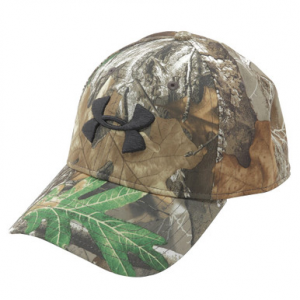 Under Armour Whitetail Men's Camo Stretch Fit Cap Updated Realtree Edge/Maverick Brown/Black Size L/XL 1318532-991003