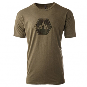 Pnuma Outdoors Lifestyle Camo Hex T-Shirt Light Olive 2XL PSSCHOXX Top, L