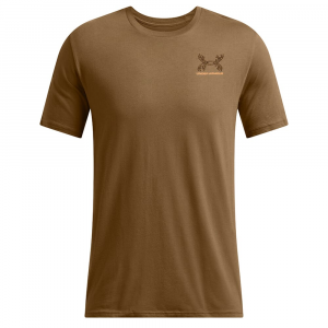 Under Armour Schematic Whitetail Short Sleeve Shirt Coyote XXL 1386778-498007 in Coyote Brown, XL
