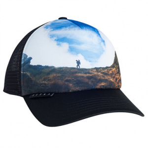 Sitka Gear Big Game Landscape Trucker Hat Hat 90187-BK-OSFA in Black