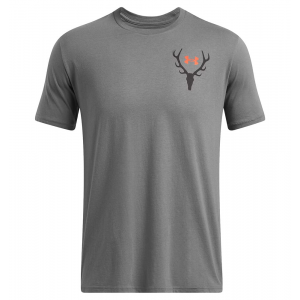 Under Armour Men's Elk Hunting Season SS T-Shirt Castlerock XXL 1386779-025007 Top in Gray, L